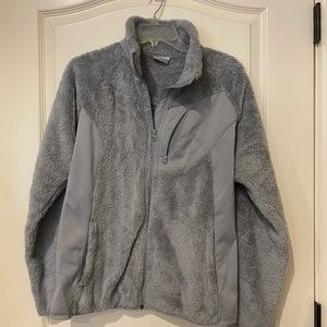 Columbia faux fur jacket in grey